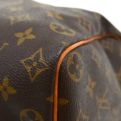 Louis Vuitton Speedy Monogram, Brown, Canvas, Handbag