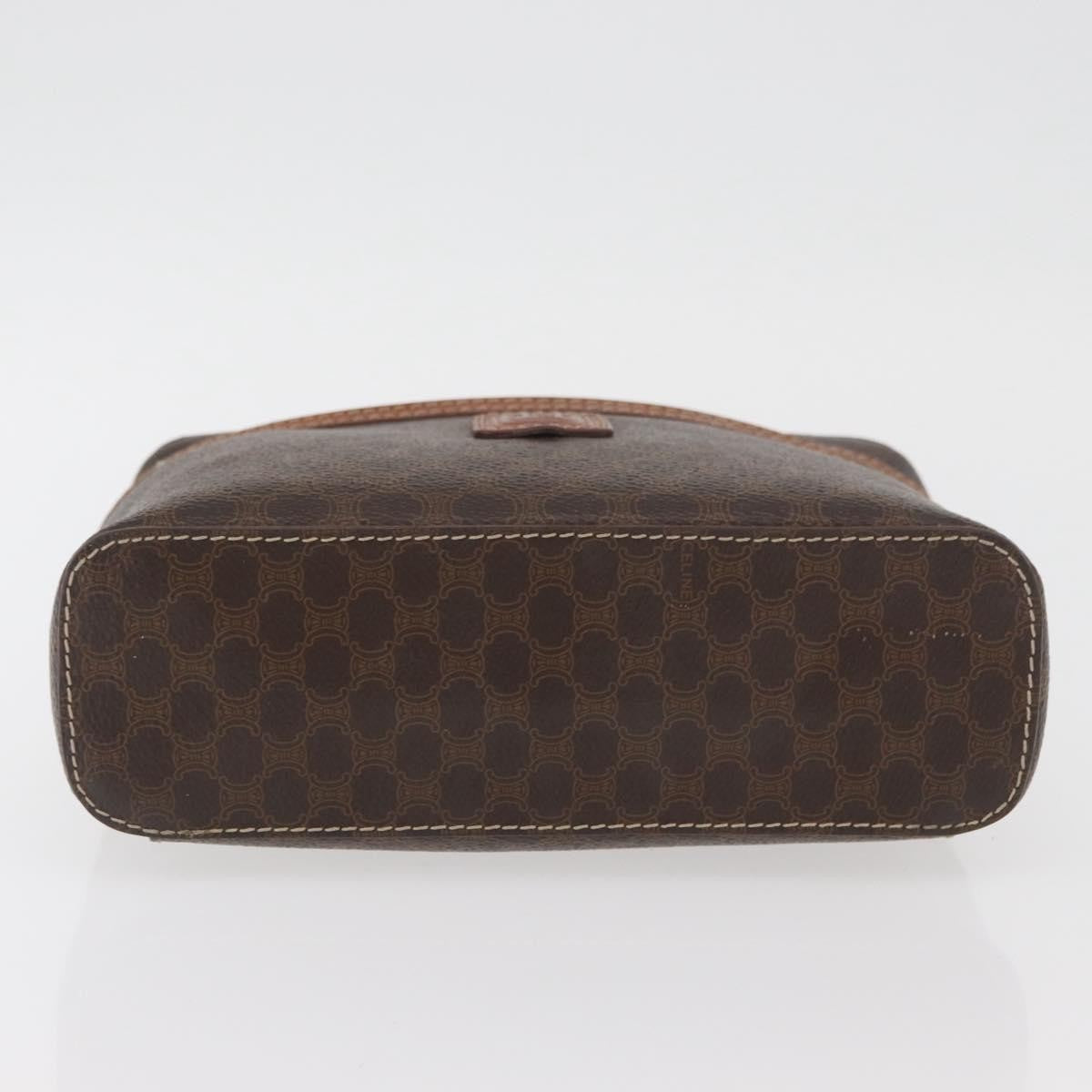 Celine Macadam Vanity Canvas, Brown, Canvas, Clutch