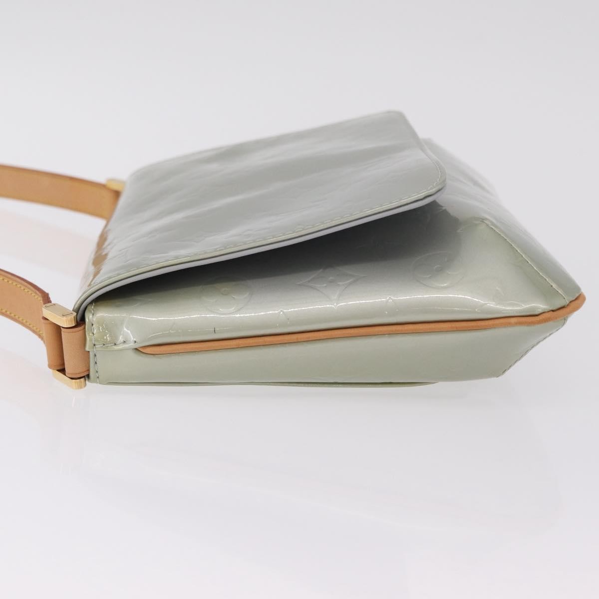 Louis Vuitton Thompson Street Monogram Vernis, Gray, Patent Leather, Shoulder Bag