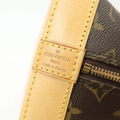 Louis Vuitton Alma Monogram Canvas, Brown, Canvas, Handbag