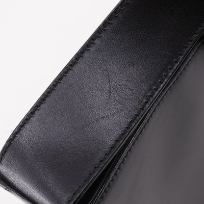 Burberry Shoulder Leather, Black, Leather, Shoulder Bag