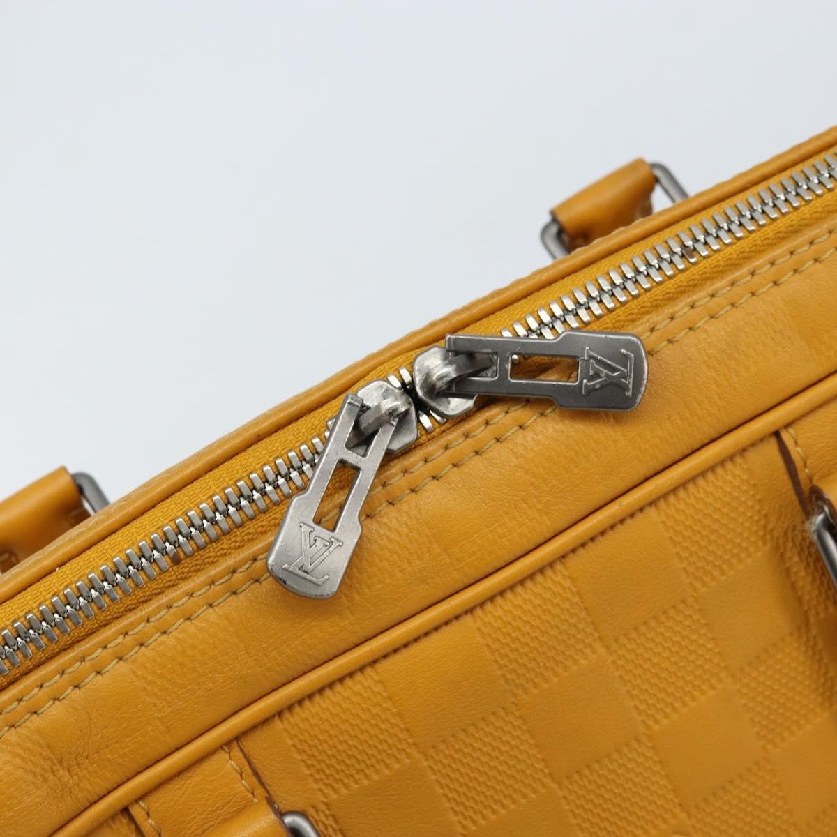 Louis Vuitton Porte-Documents Voyage Damier Infini Leather, Yellow, Leather, Briefcase