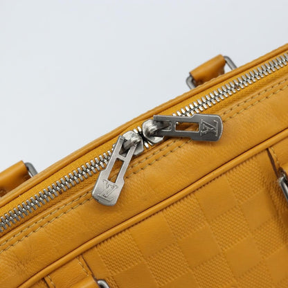 Louis Vuitton Porte-Documents Voyage Damier Infini Leather, Yellow, Leather, Briefcase