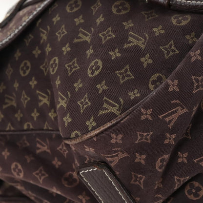 Louis Vuitton Saumur Mini Lin, Brown, Canvas, Shoulder Bag