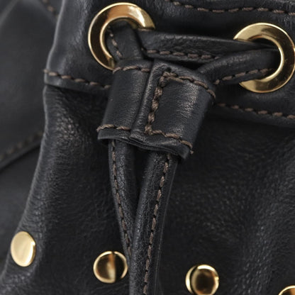 Burberry Blue Label Leather, Black, Leather, Shoulder Bag