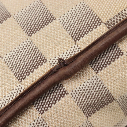 Louis Vuitton Trotteur Damier Lune, White, Canvas, Handbag