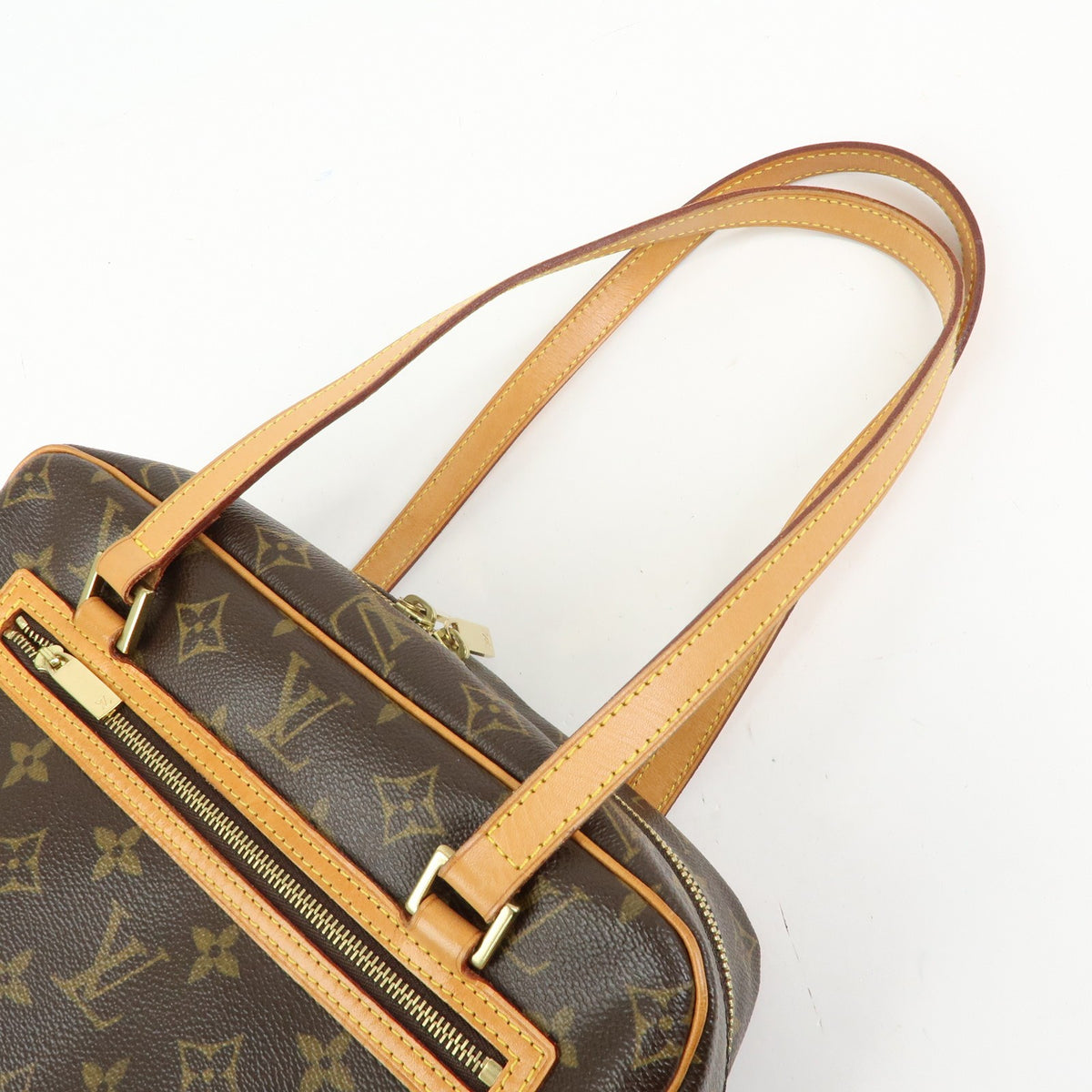 Louis Vuitton Cite Monogram Canvas, Brown, Canvas, Handbag