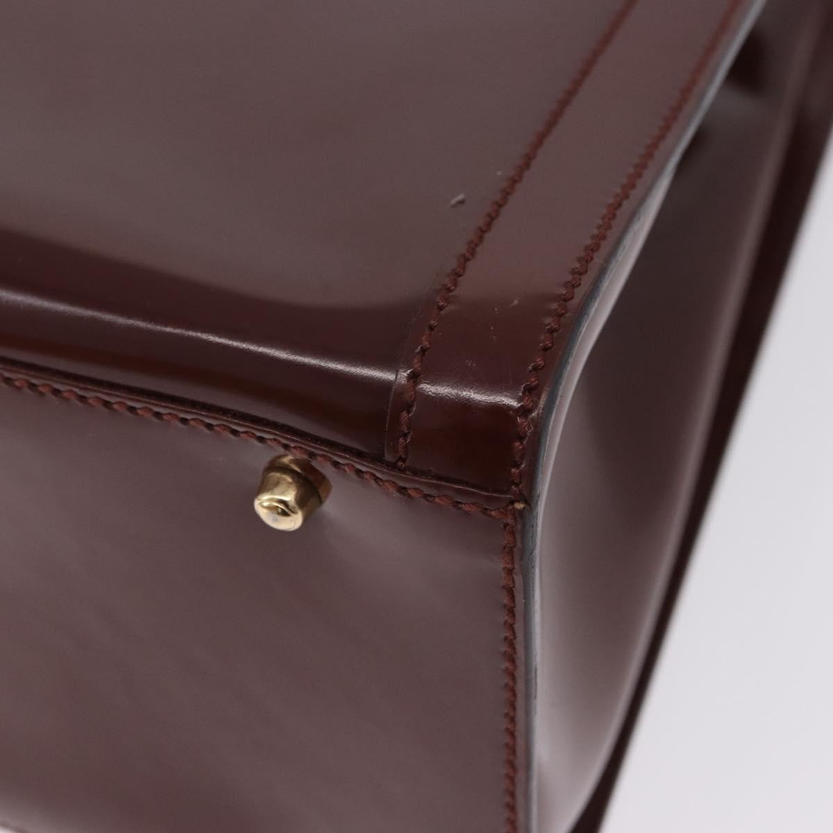 Gucci Diana NM Logo Bamboo Handle Tote Patent leather, Brown, Patent Leather, Tote Bag