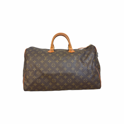 Louis Vuitton Speedy Monogram Canvas, Brown, Canvas, Handbag