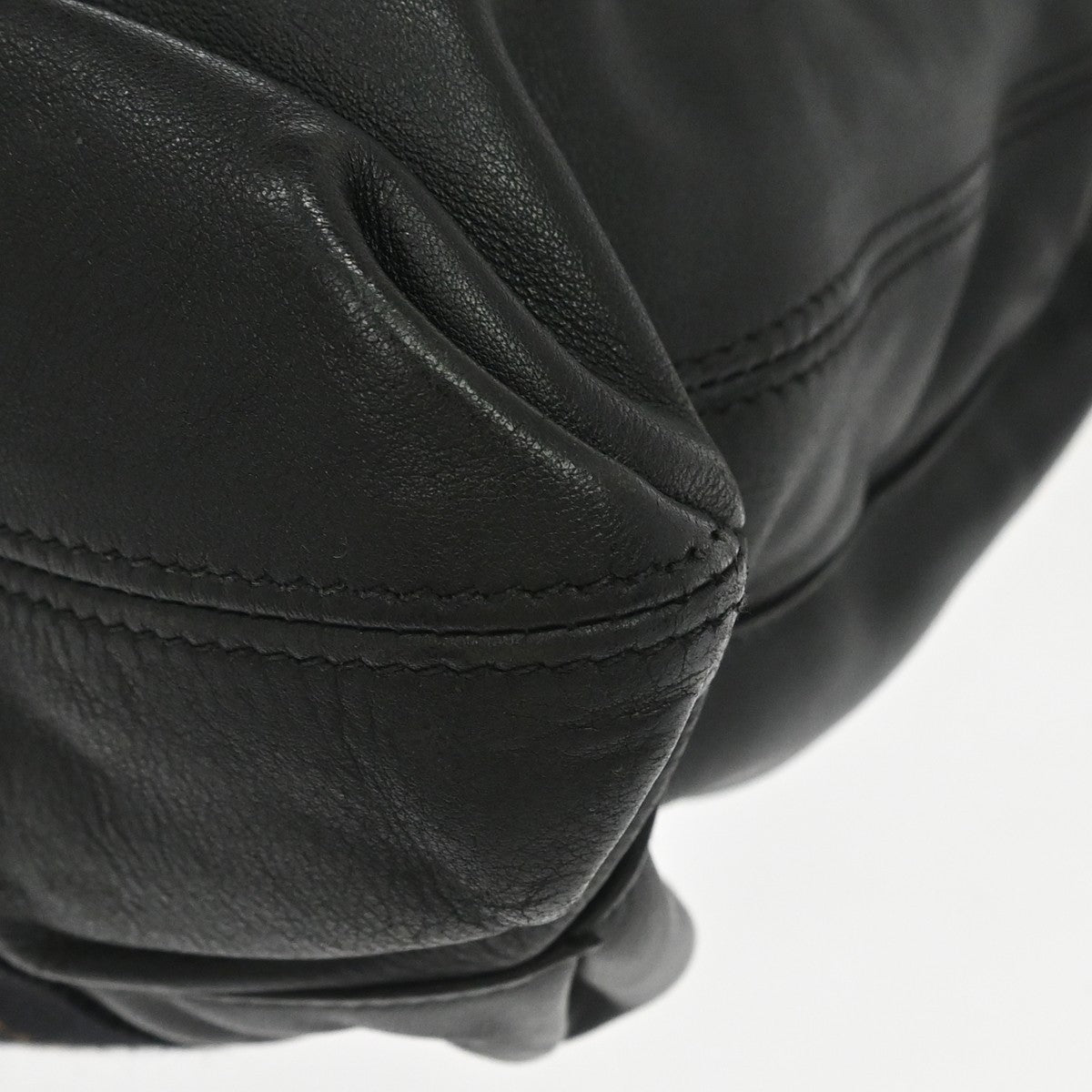 Hermes Caravan Tote Leather, Black, Leather, Tote Bag