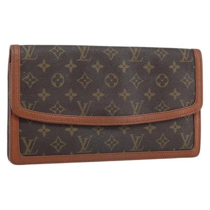 Louis Vuitton Dame Pochette Monogram Canvas, Brown, Canvas, Clutch