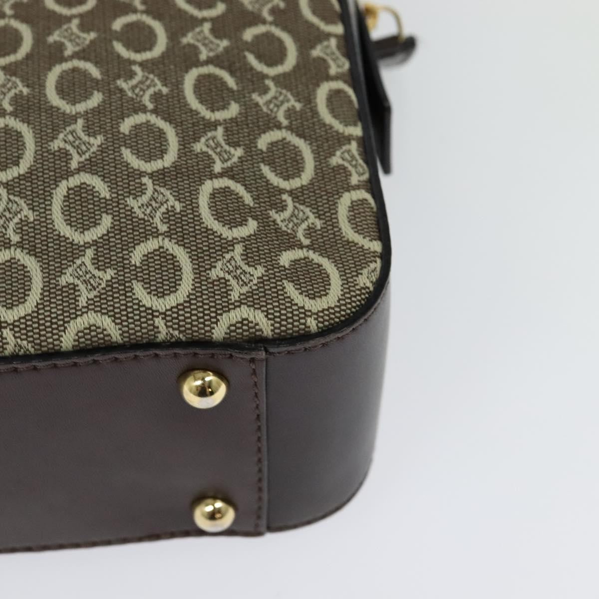 Celine C Macadam Canvas, Gray, Canvas, Handbag