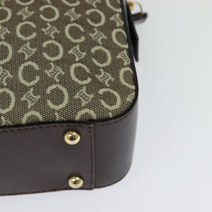 Celine C Macadam Canvas, Gray, Canvas, Handbag
