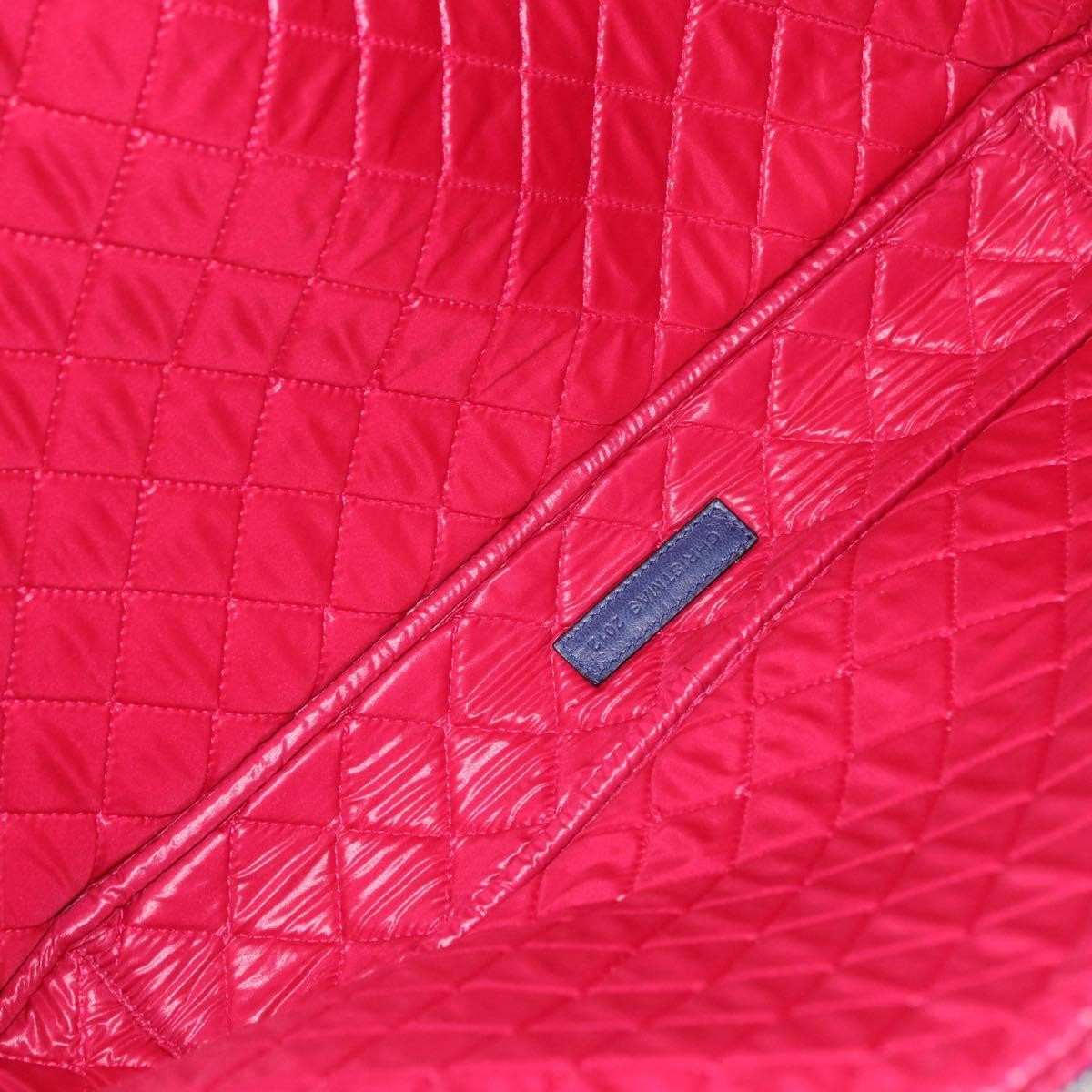 Chanel Laptop Sleeve Quilted Nylon, Blue, Nylon, Clutch