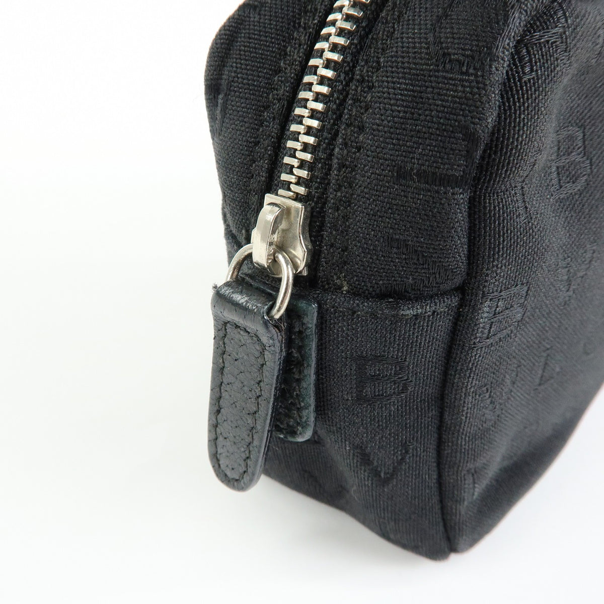 Bvlgari Pouch Canvas, Black, Canvas, Clutch