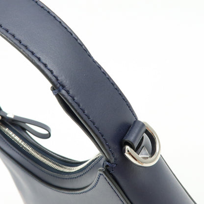 Valentino Garavani VLTN Hobo Printed Leather, Navy, Leather, Shoulder Bag