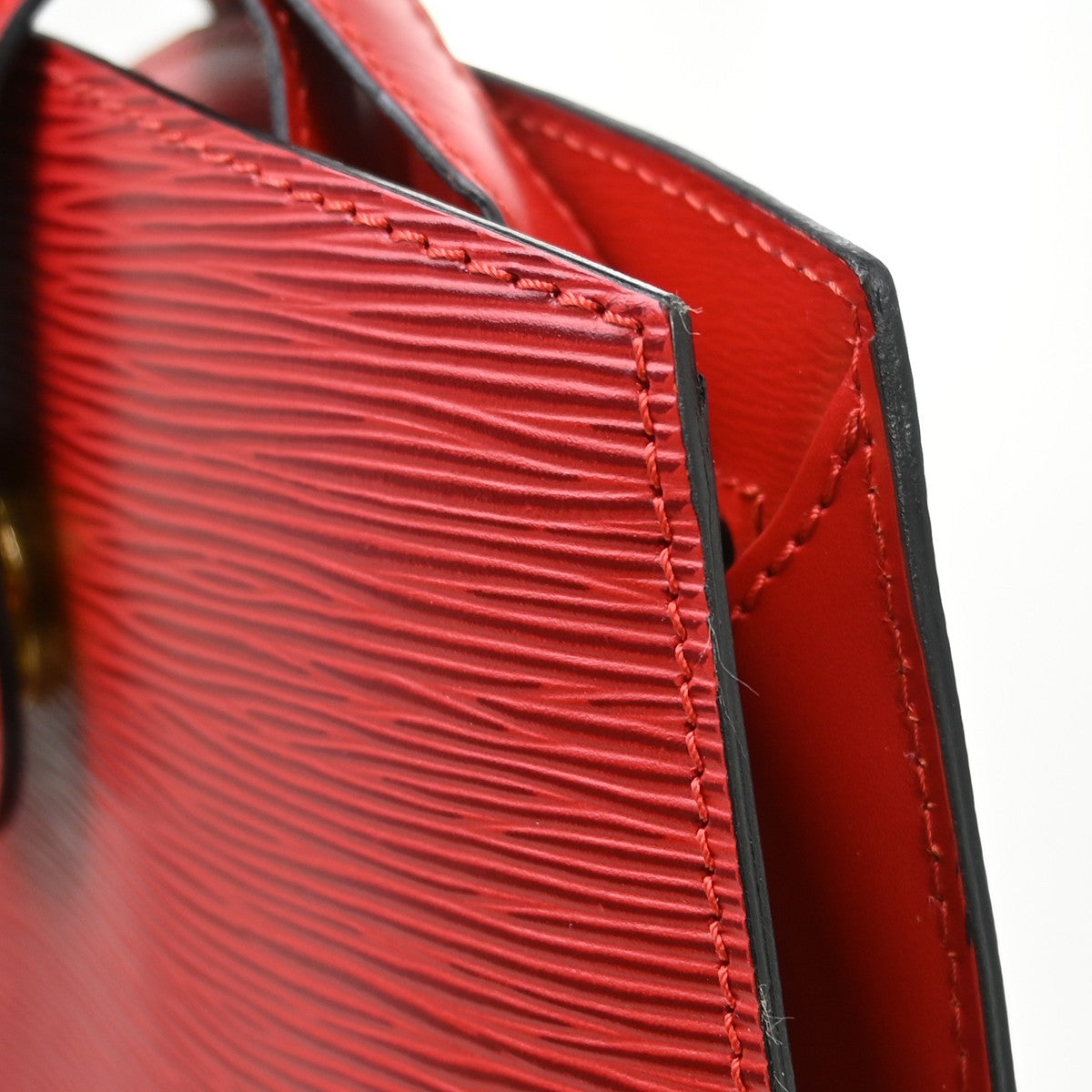 Louis Vuitton Cluny Epi Leather, Red, Leather, Shoulder Bag
