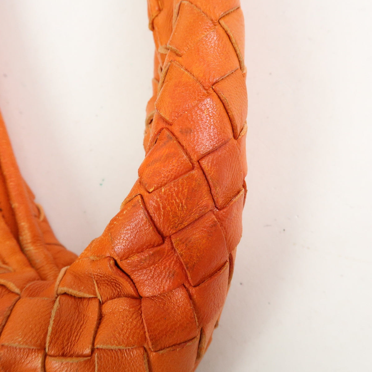 Bottega Veneta Veneta Hobo Intrecciato Nappa, Orange, Leather, Shoulder Bag