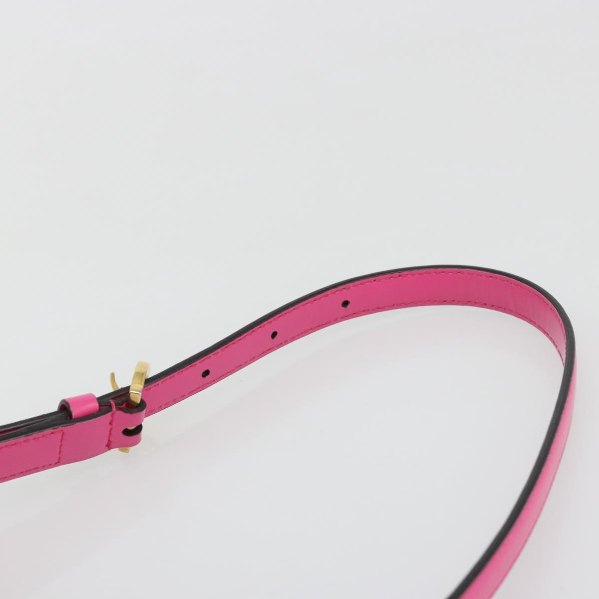 Salvatore Ferragamo Trifolio Leather, Pink, Leather, Shoulder Bag
