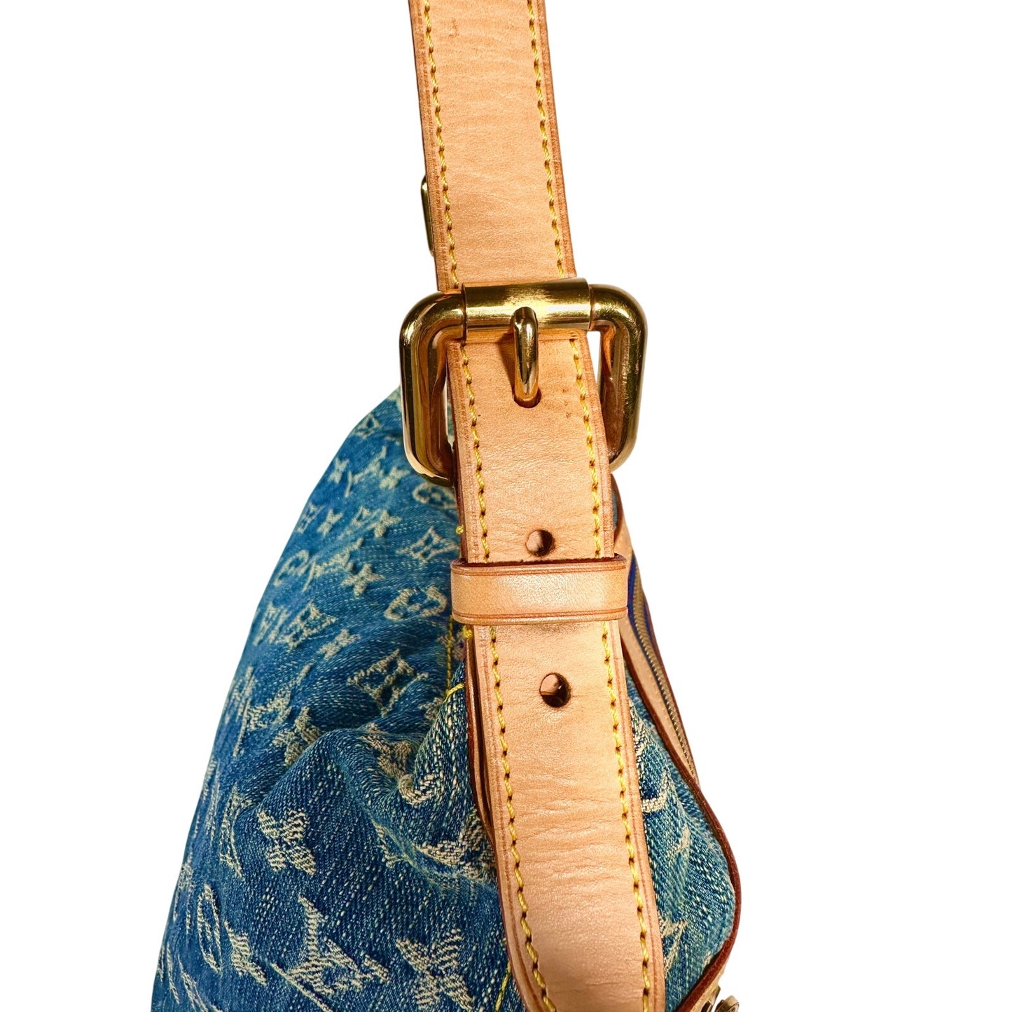 LOUIS VUITTON Monogram Denim Shoulder Bag