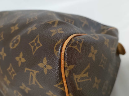 Louis Vuitton Speedy Monogram Canvas, Brown, Canvas, Handbag