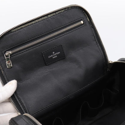Louis Vuitton Trousse Toilette Damier Canvas, Black, Canvas, Clutch