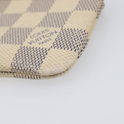 Louis Vuitton Pochette clés NM Damier Canvas, Beige, Canvas, Wallet