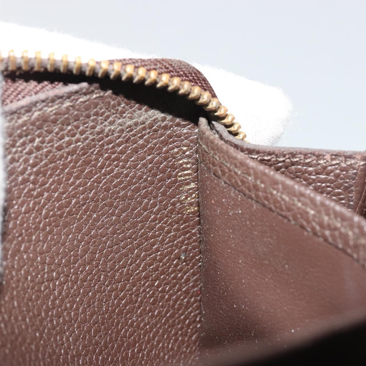 Louis Vuitton Zippy Organizer Monogram Empreinte Leather, Brown, Leather, Wallet