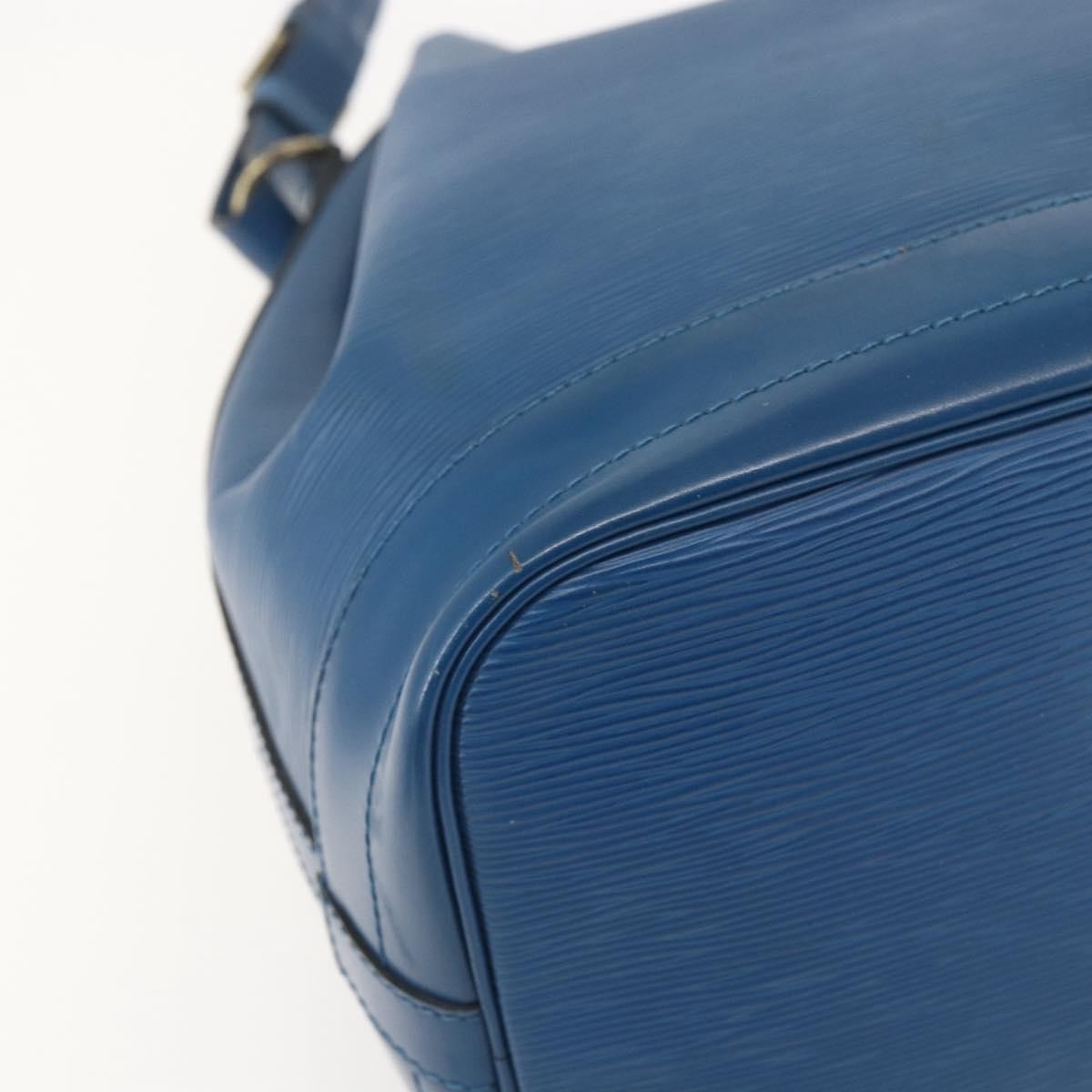Louis Vuitton Noe Epi Leather, Blue, Leather, Shoulder Bag