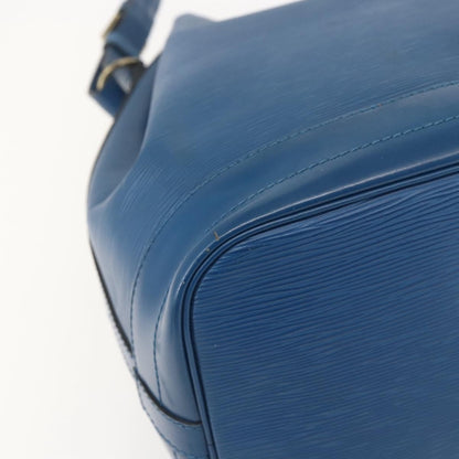 Louis Vuitton Noe Epi Leather, Blue, Leather, Shoulder Bag