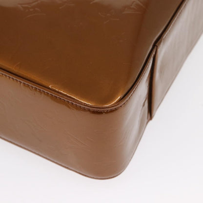 Louis Vuitton Columbus Monogram Vernis, Brown, Patent Leather, Handbag