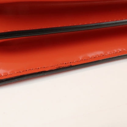 Gucci Interlocking Patent, Orange, Patent Leather, Shoulder Bag