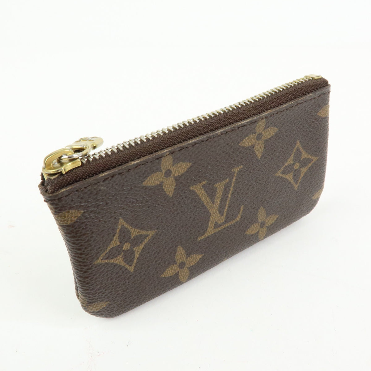 Louis Vuitton Key Monogram Canvas, Brown, Canvas, Clutch