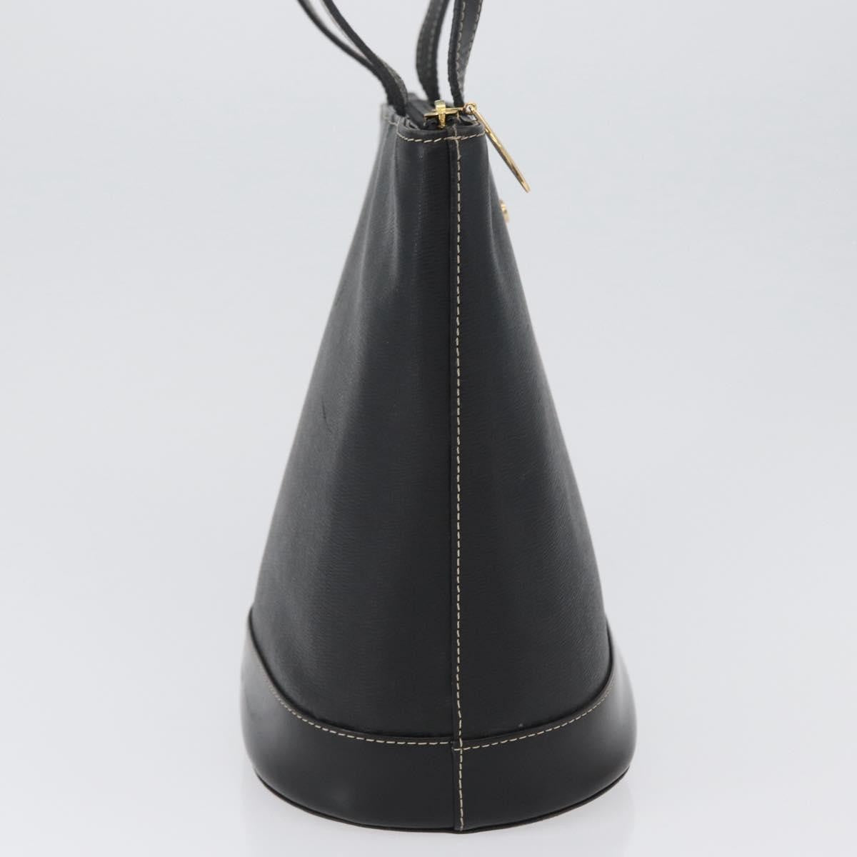 Burberry Vintage Leather, Black, Leather, Tote Bag