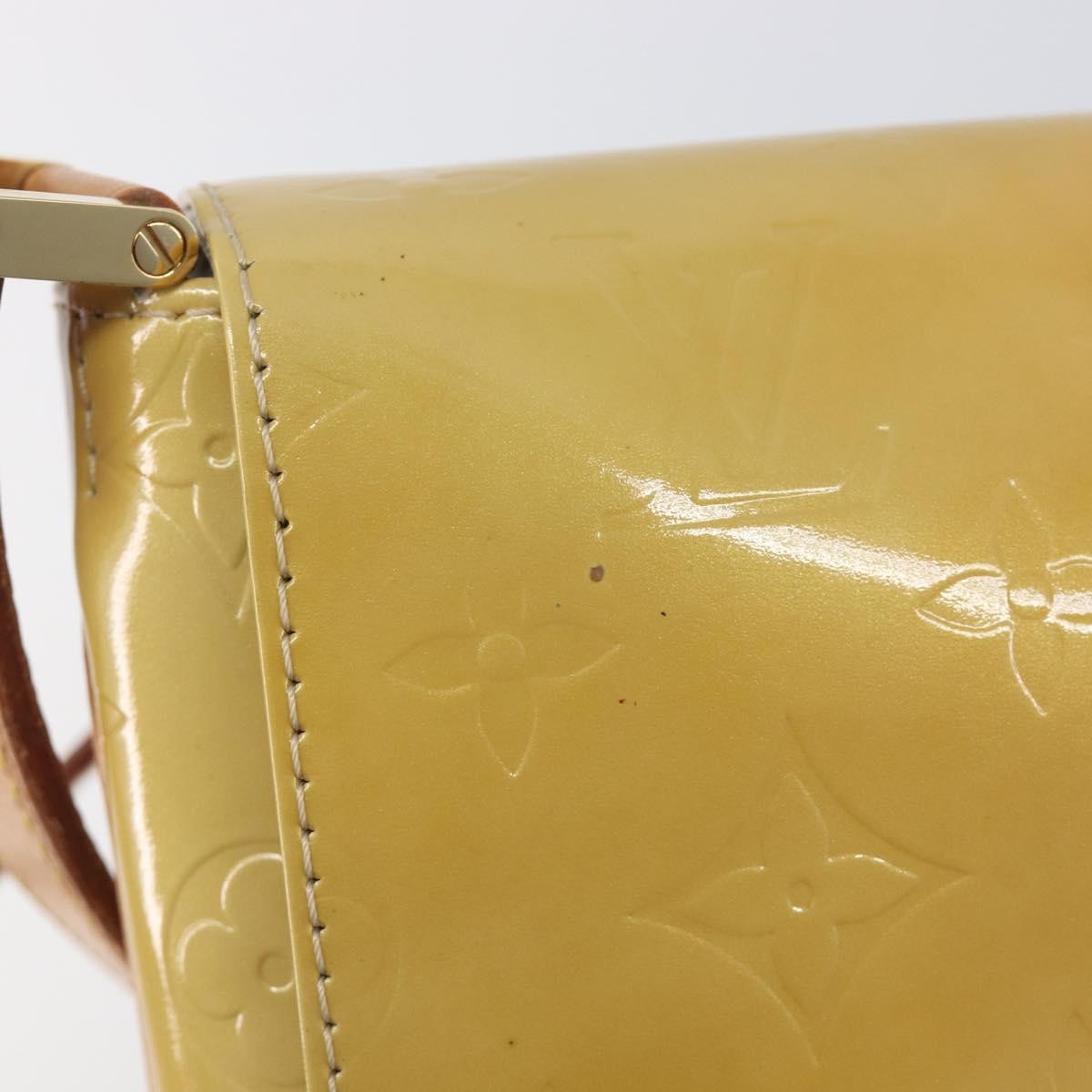 Louis Vuitton Thompson Street Monogram Vernis, Beige, Patent Leather, Shoulder Bag