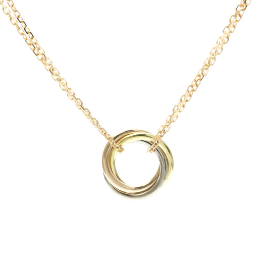 Cartier Trinity Choker 18K Tricolor Gold, Gold, Gold, Necklace