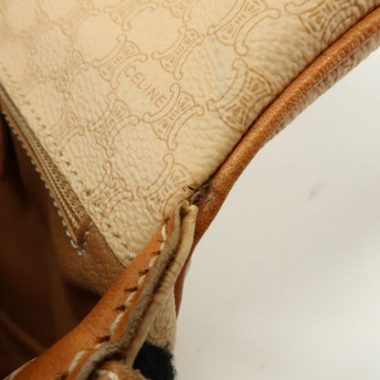 Celine Macadam Canvas and Leather, Beige, PVC, Tote Bag