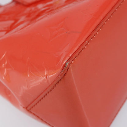 Louis Vuitton Wilshire Monogram Vernis, Orange, Patent Leather, Handbag
