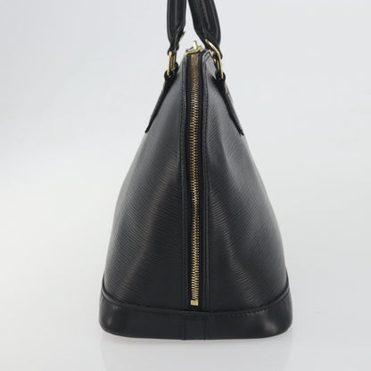Louis Vuitton Alma Epi Leather, Black, Leather, Handbag