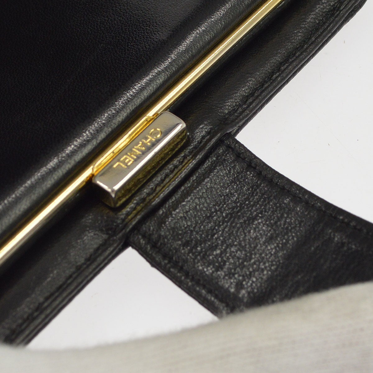 Chanel Timeless CC French Caviar, Black, Leather, Wallet
