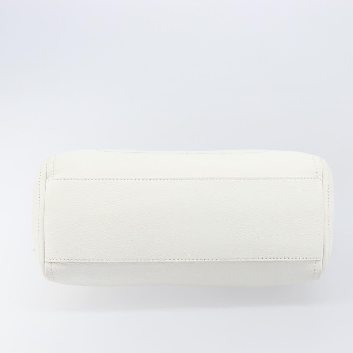 Celine Handbag Leather, White, Leather, Handbag