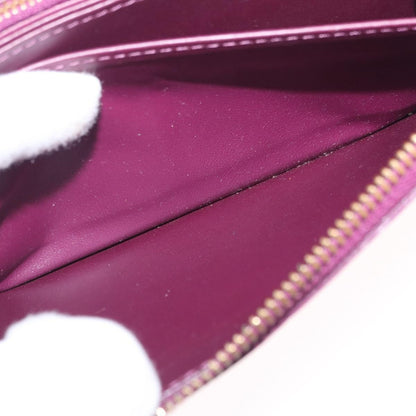 Louis Vuitton Zippy Monogram Vernis, Purple, Patent Leather, Wallet