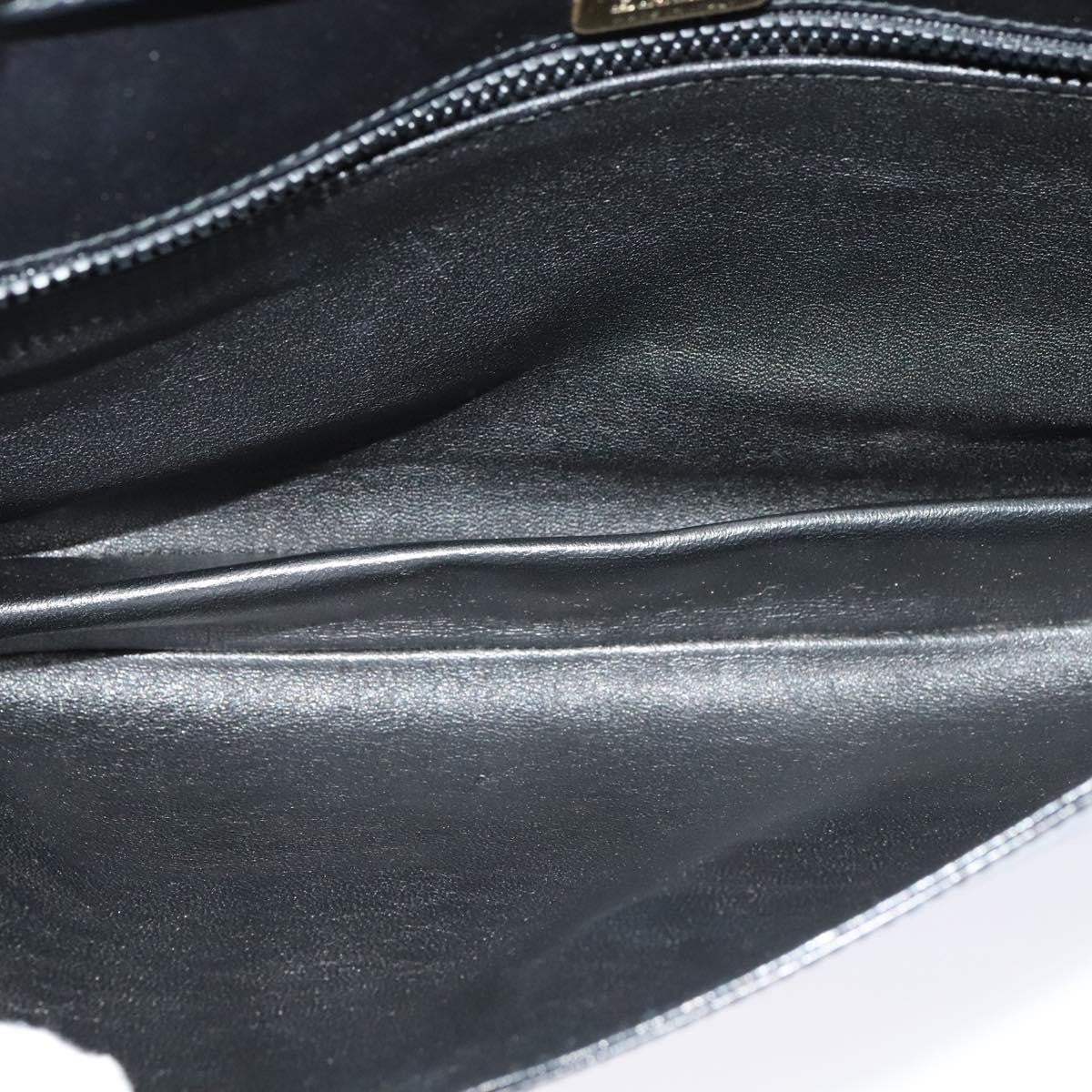 Bally Vintage Leather, Black, Leather, Shoulder Bag