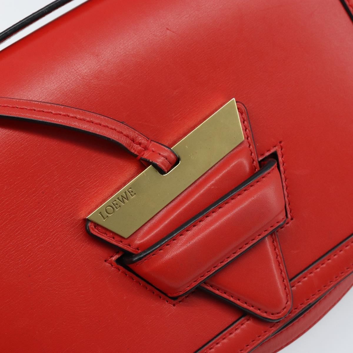 Loewe Barcelona Leather, Red, Leather, Shoulder Bag