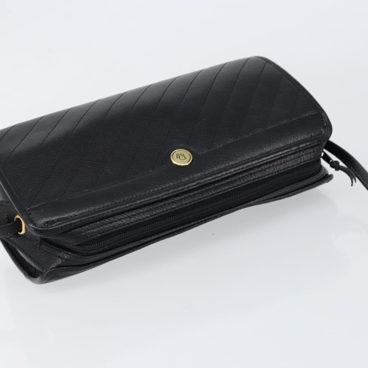 Christian Dior Vintage Leather, Black, Leather, Shoulder Bag