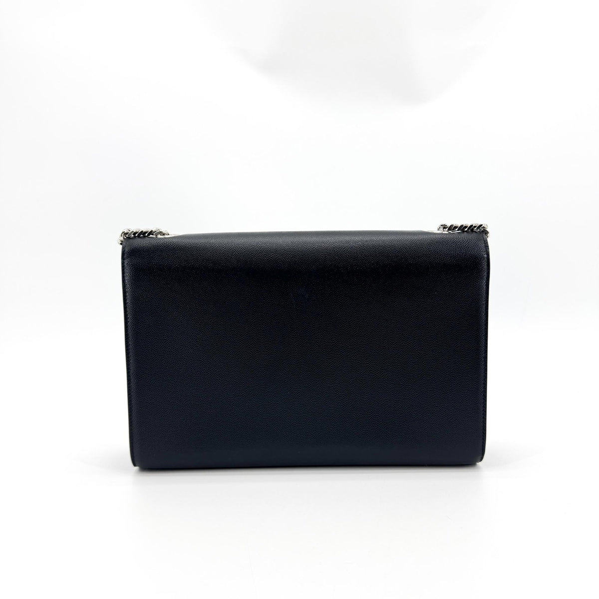 Saint Laurent Classic Monogram Leather, Black, Leather, Crossbody Bag