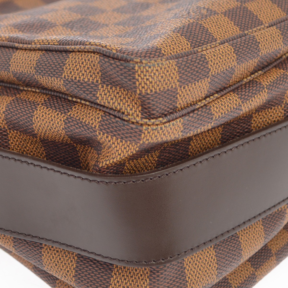 Louis Vuitton Naviglio Damier, Brown, Canvas, Shoulder Bag