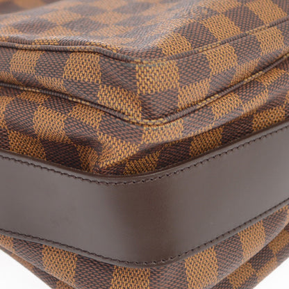 Louis Vuitton Naviglio Damier, Brown, Canvas, Shoulder Bag