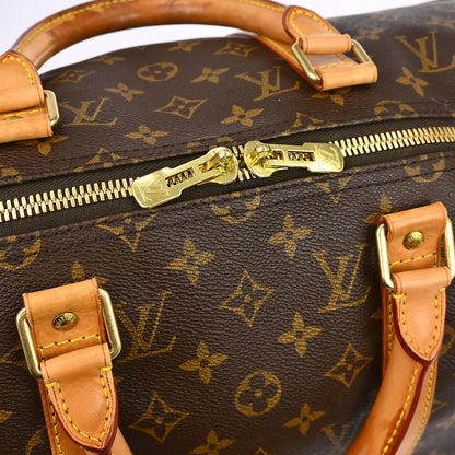 Louis Vuitton Keepall Monogram, Brown, Canvas, Travel Bag