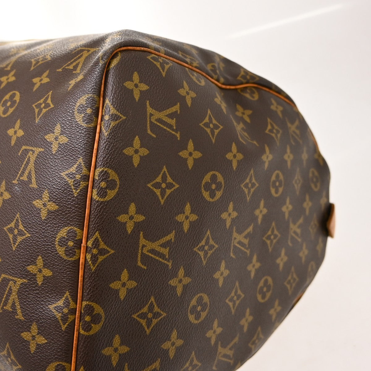 Louis Vuitton Keepall Canvas, Brown, Canvas, Travel Bag